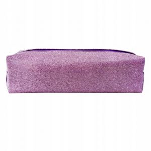 Piórnik saszetka kosmetyczka brokat Purple Dust