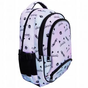 Plecak szkolny dla klas 1-3 ergonomiczny koty A4