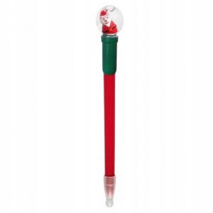 Długopis świąteczny kula wodna na mikołajki
