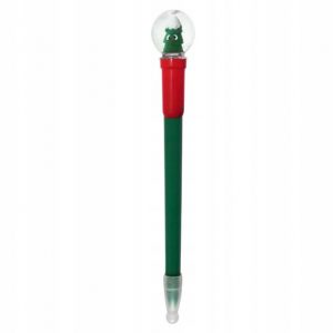 Długopis świąteczny kula wodna na mikołajki