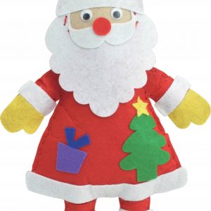 Zestaw kreatywny świąteczny mikołajki Mikołaj filc