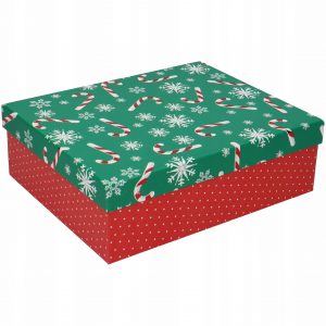 Zestaw pudełko na prezent karton świąteczne 3 szt.