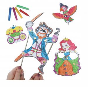 Zestaw kreatywny marionetki dla dzieci łatwy