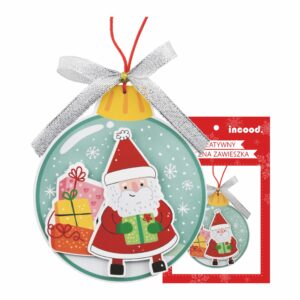 Zestaw kreatywny świąteczny na Mikołajki – bombka papierowa do sklejania