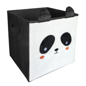 Kosz pojemnik pudełko na zabawki panda tekstylny