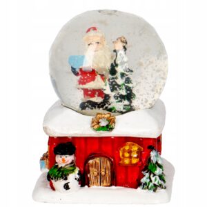Szklana kula śnieżna świąteczna Boże Narodzenie Mikołajki śr. 50mm